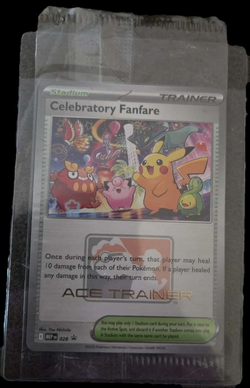 Miscellaneous Promos Celebratory Fanfare sealed promo card