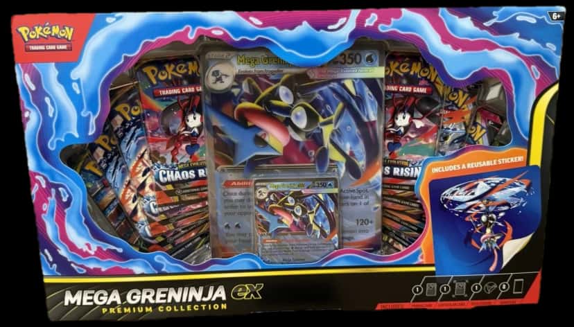 Chaos Rising Mega Greninja Premium Collection collection box
