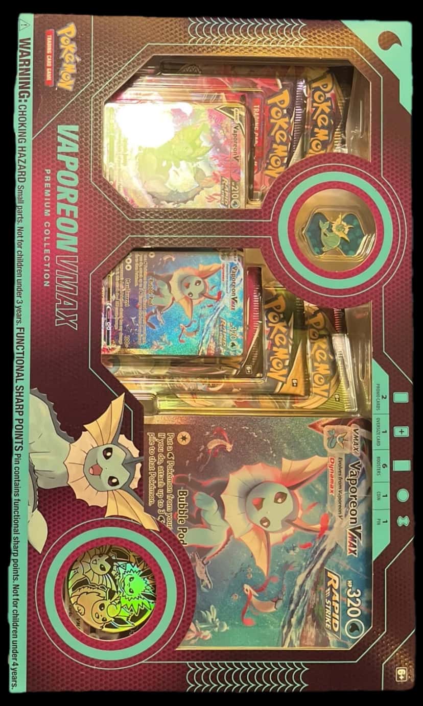 Evolving Skies Vaporeon Premium Collection collection box