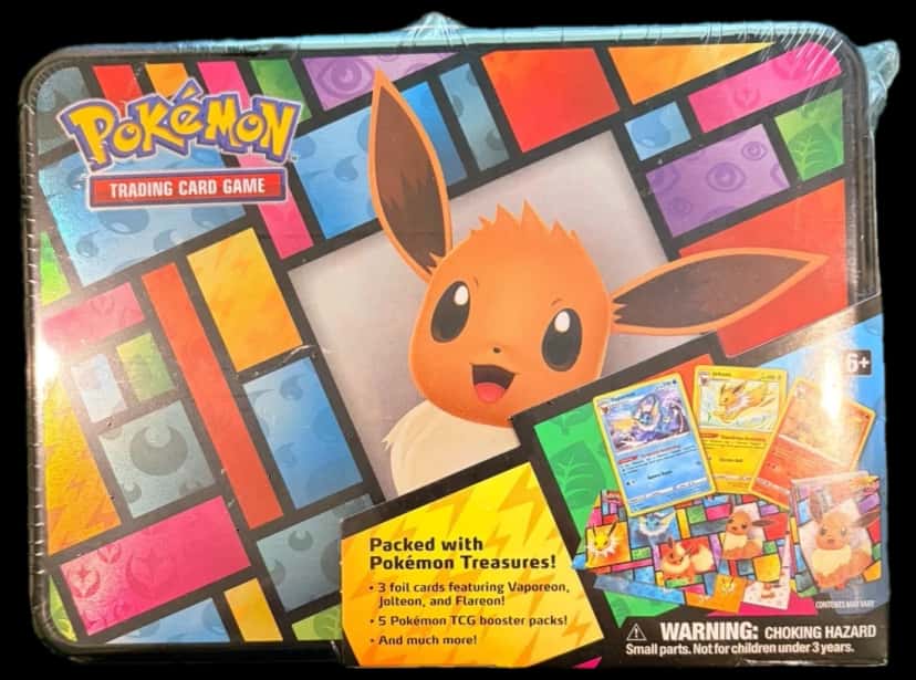 Eevee Collectors Treasure Chest tin