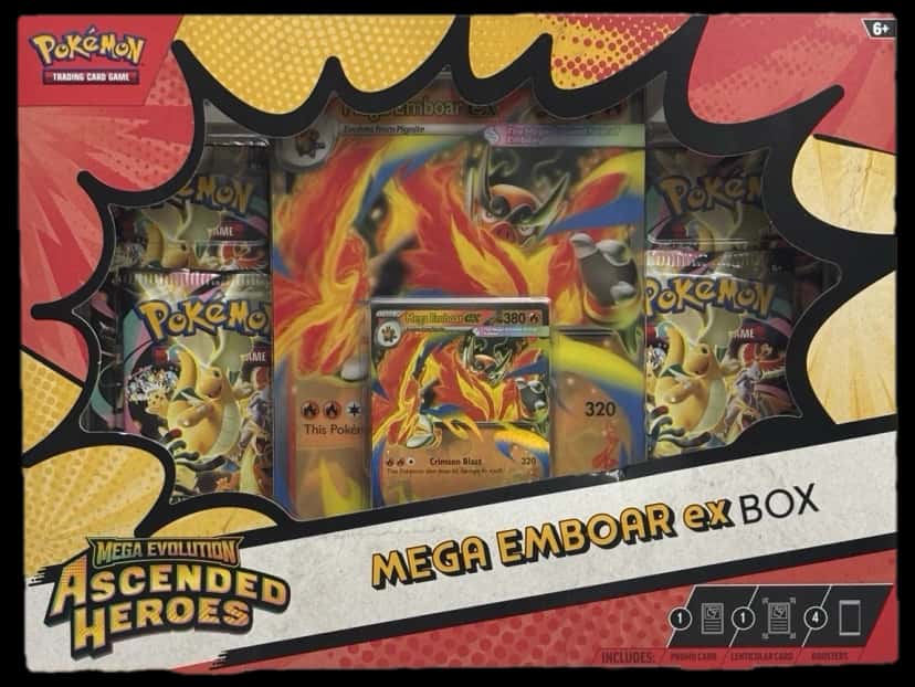 Ascended Heroes Mega Emboar Box collection box