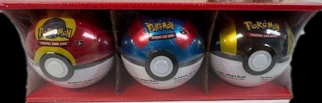 Poke Ball Tin Display collection box