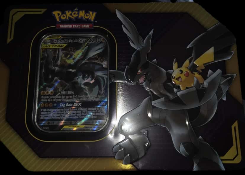Pikachu & Zekrom Tin tin