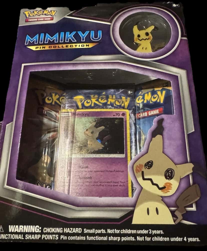 Xy Fates Collide Mimikyu Pin Collection collection box