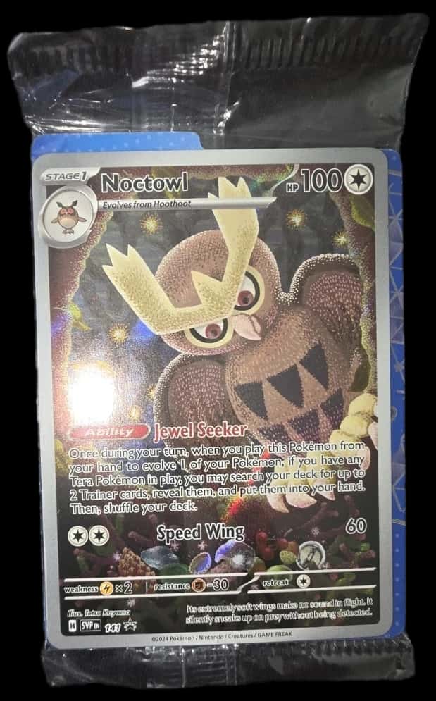 Scarlet & Violet Noctowl Svp141 sealed promo card