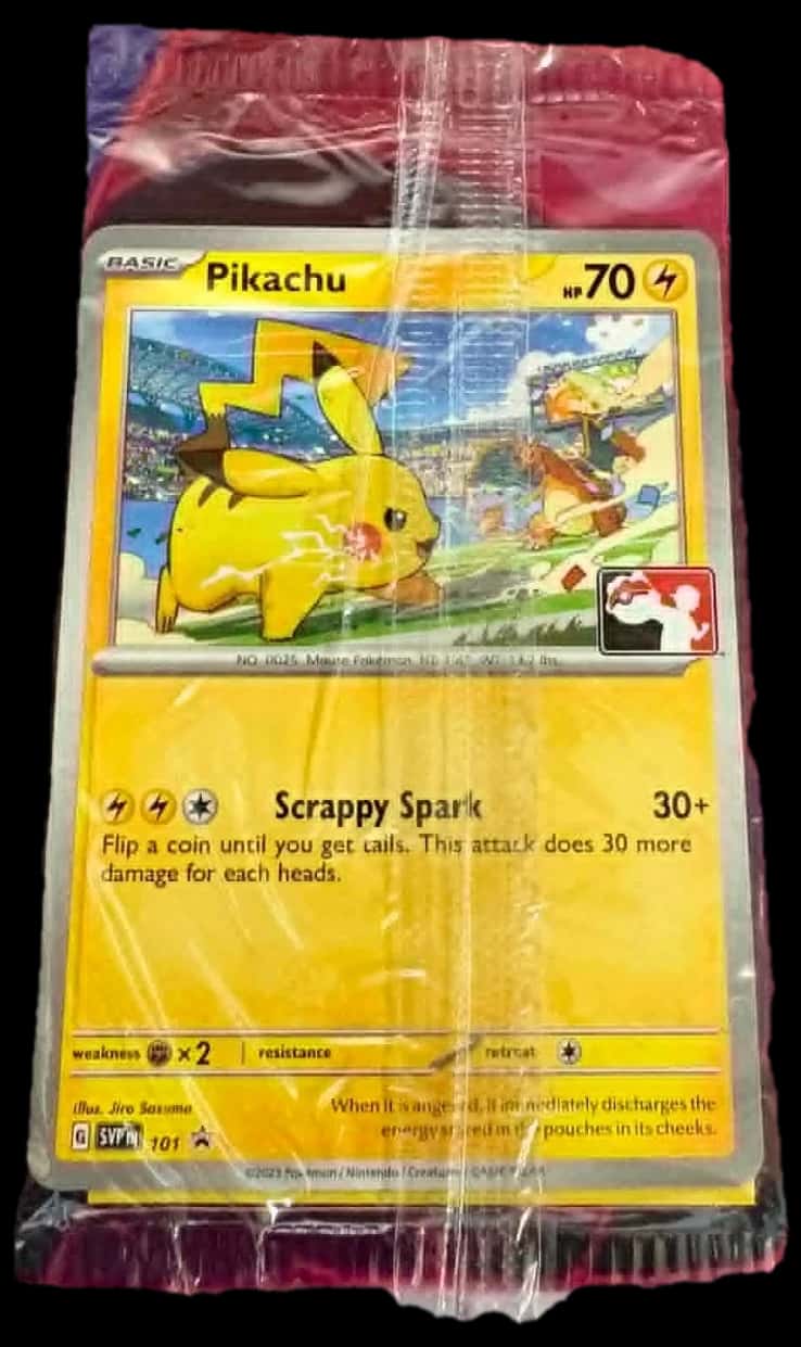 Promos Pikachu Svp101 sealed promo card