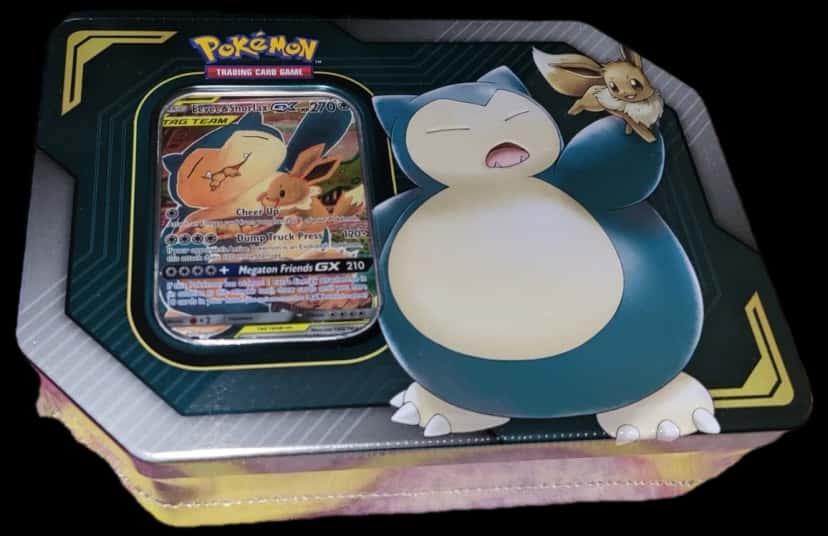 Snorlax & Eevee Tag Team Tin tin