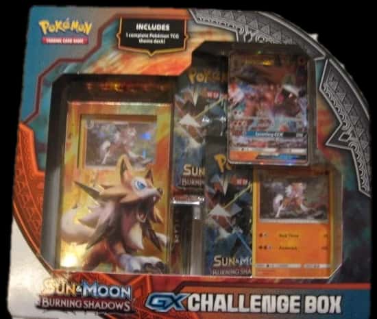 Burning Shadows Lycanroc Challenge Box collection box