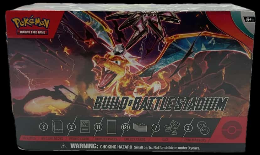 Obsidian Flames Build & Battle Stadium collection box