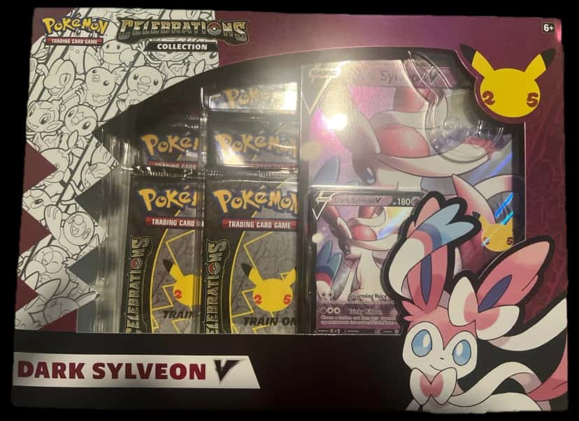 Celebrations Dark Sylveon V Collection collection box