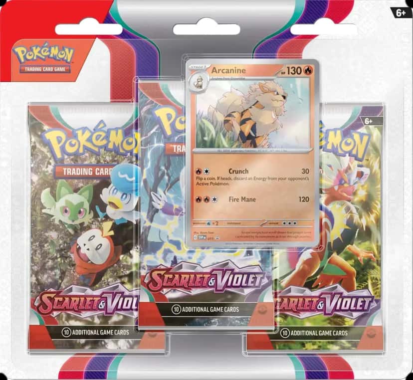 Scarlet & Violet 3 Pack blister multipack