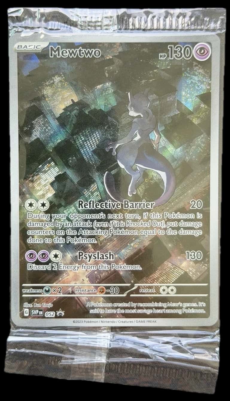Promos Mewtwo Svp 052 Svp52 sealed promo card