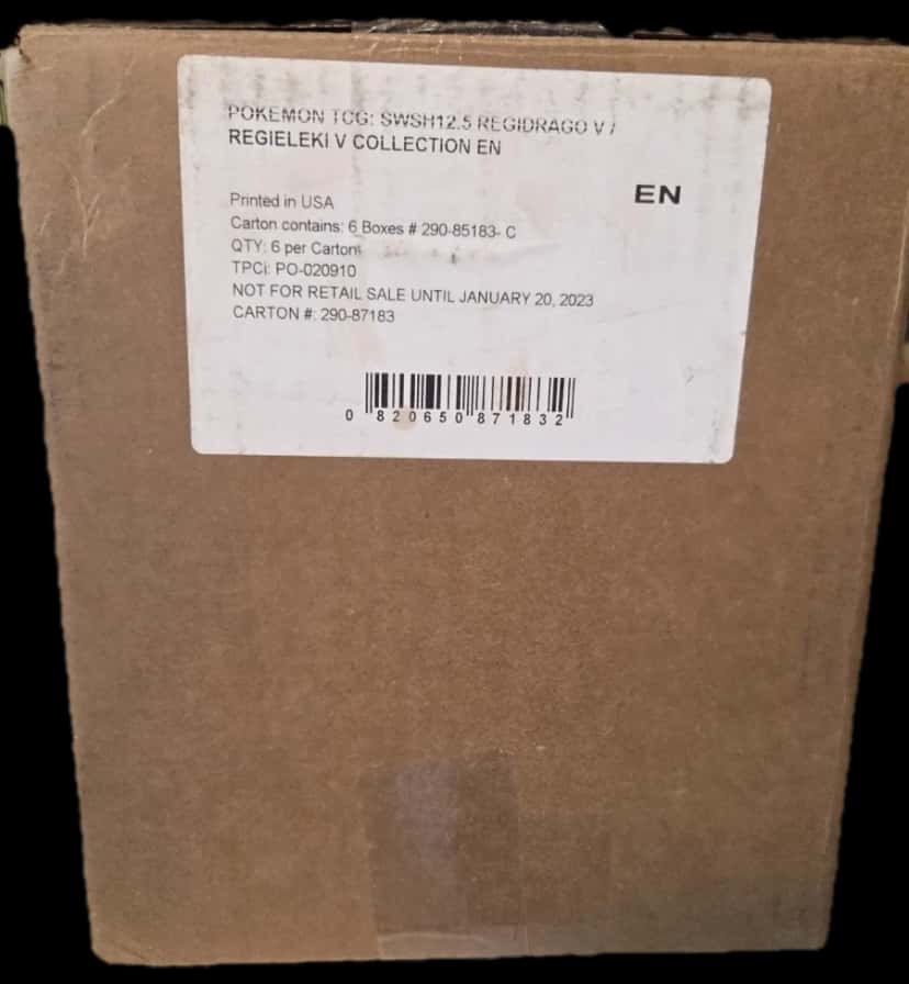 Crown Zenith Regidrago V Regieleki V Collection collection box