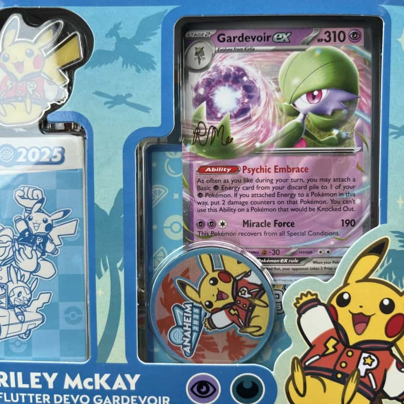 2025 World Championships Riley Mckay Flutter Devo Gardevoir World Championship Deck deck