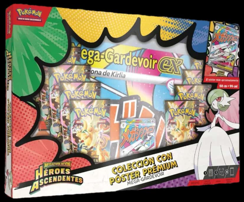 Ascended Heroes Mega Gardevoir Premium Poster Collection collection box [es]