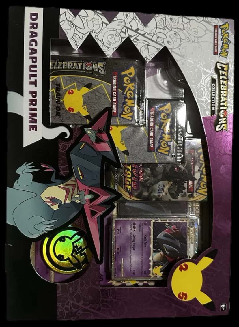 Celebrations Collection Dragapult Prime collection box