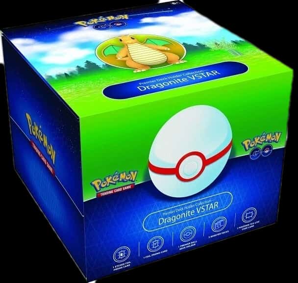 Pokemon Go Dragonite Premier Deck Holder Collection collection box