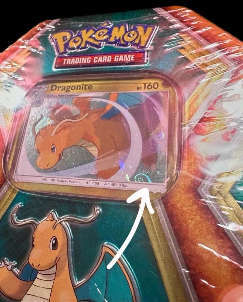 Team Up Dragonite Tin tin