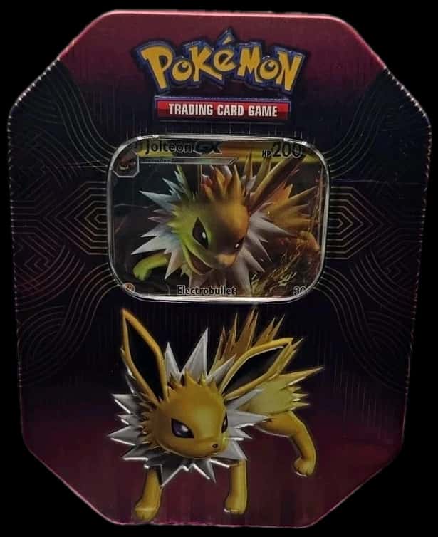 Sun & Moon Elemental Power Tin Jolteon tin