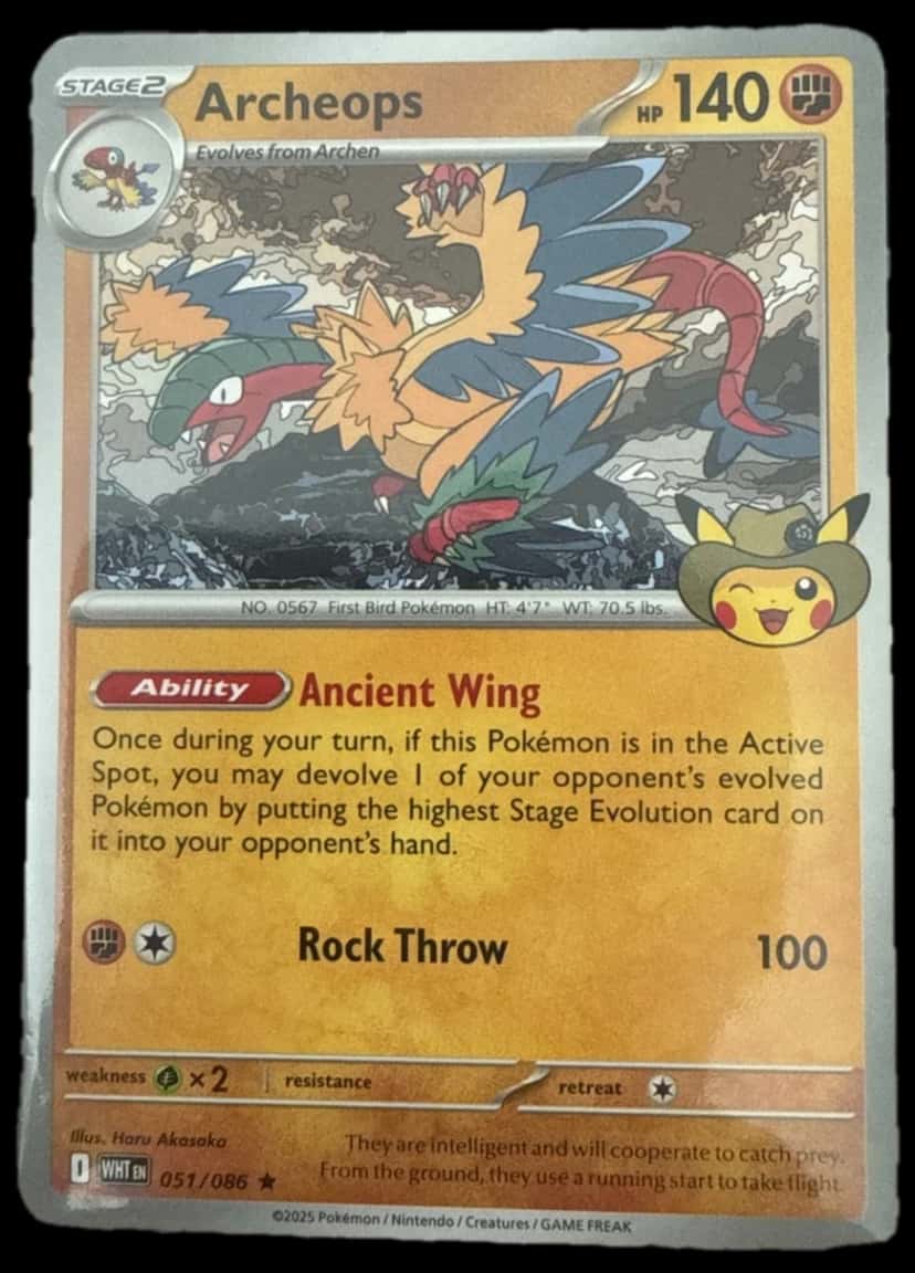 Archeops Fossil Museum Promo sealed promo card