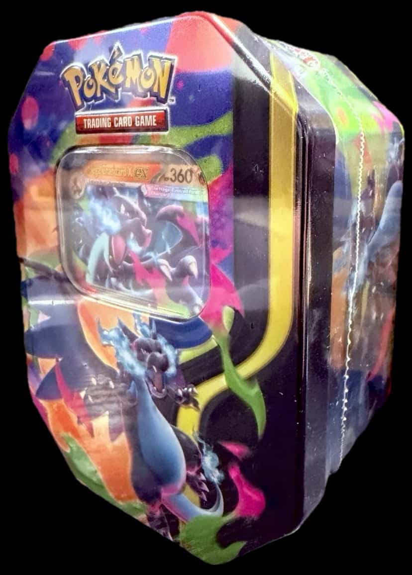 Xy Evolutions Mega Charizard X Tin tin