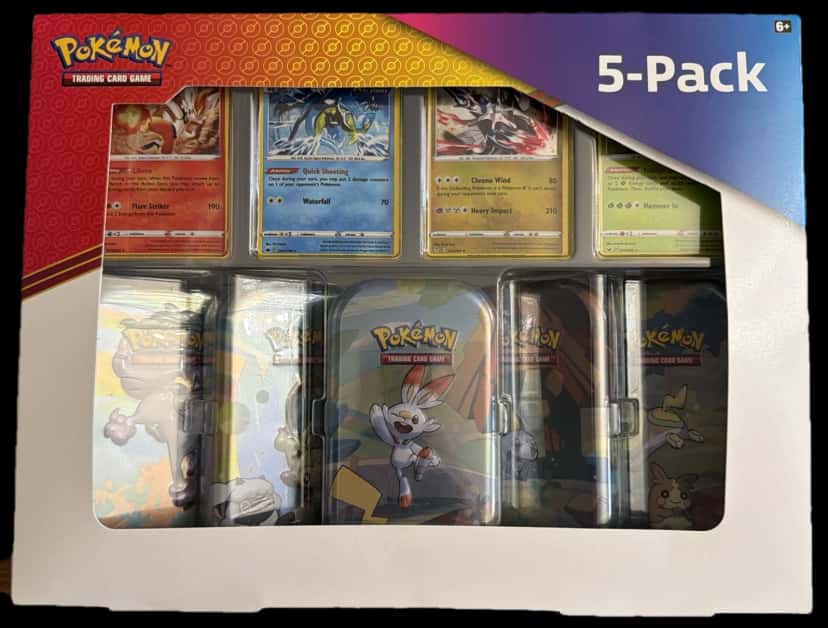 Fusion Strike Galar Power Mini Tin Display collection box