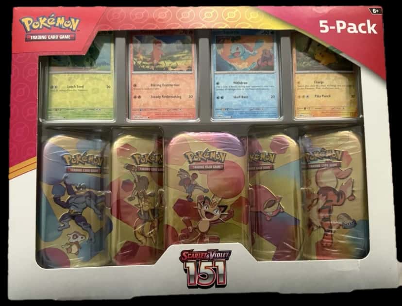 151 Mini Tin Collection collection box