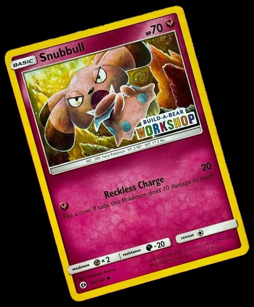 Snubbull Build A Bear Workshop Promo sealed promo card