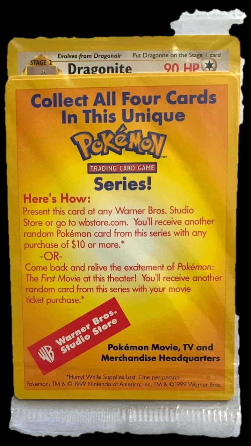 Pokemon The First Movie Promo blister multipack