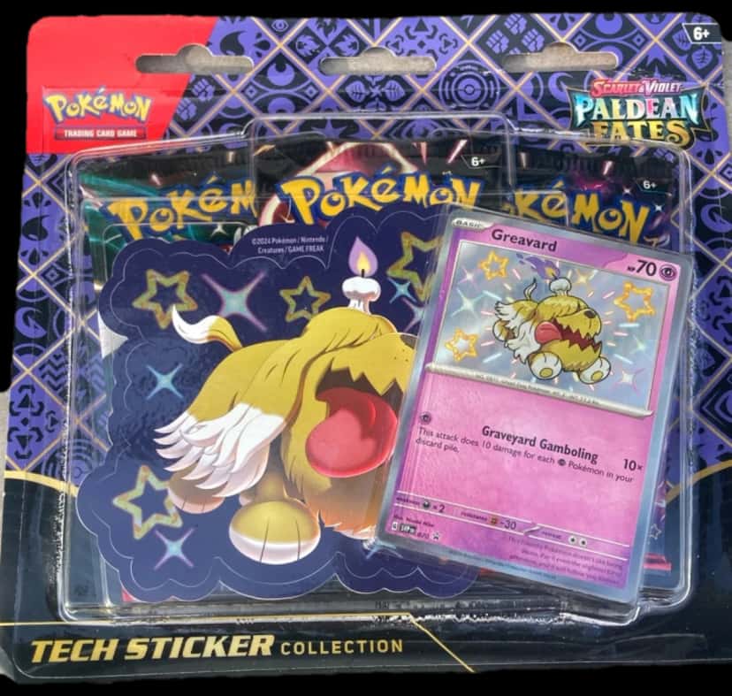 Paldean Fates Tech Sticker Collection collection box
