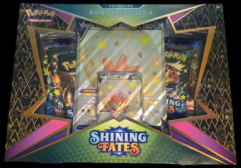 Shining Fates Shiny Eldegoss V Collection collection box
