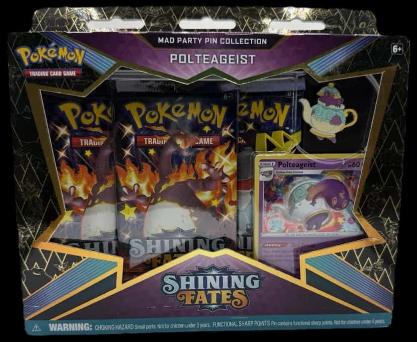 Shining Fates Mad Party Pin Collection Polteageist collection box