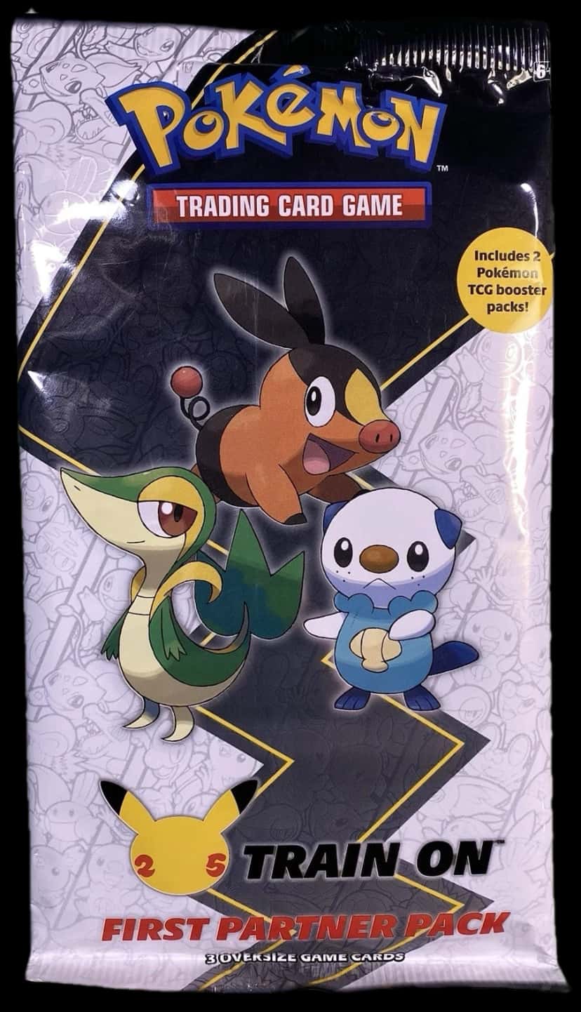25Th Anniversary First Partner Pack Unova collection box