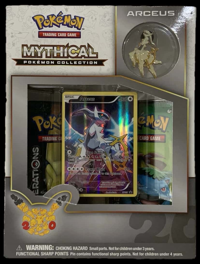 Arceus Mythical Collection collection box