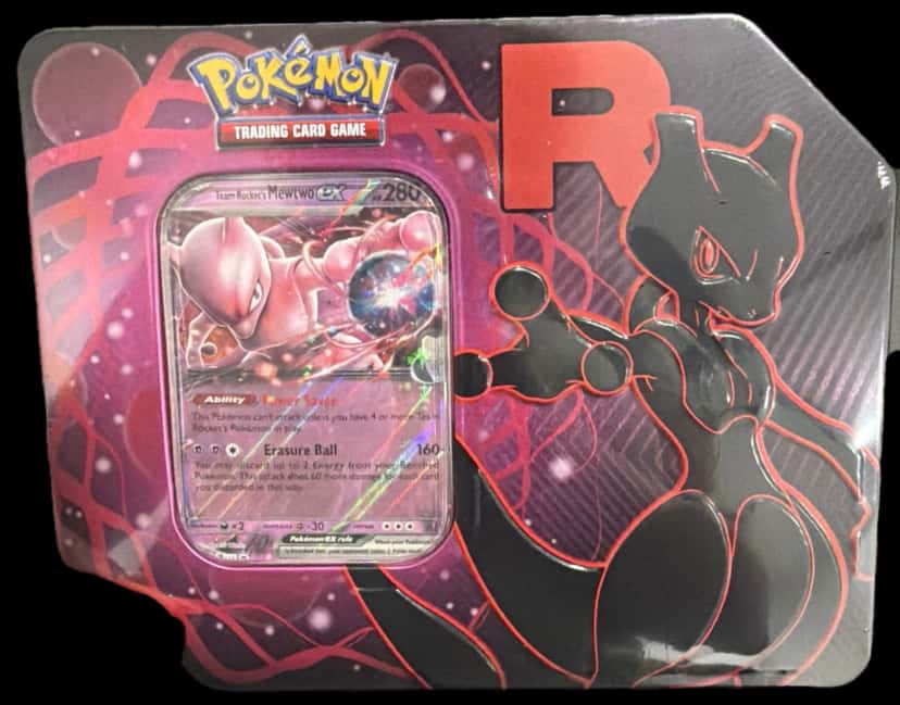 Destined Rivals Team Rocket Mewtwo Tin tin