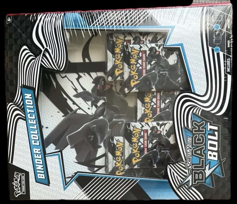 Black Bolt & White Flare Binder And Poster Collection Bundle collection box