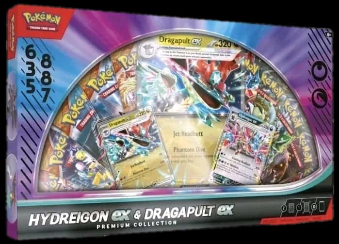 Hydreigon & Dragapult Premium Collection collection box