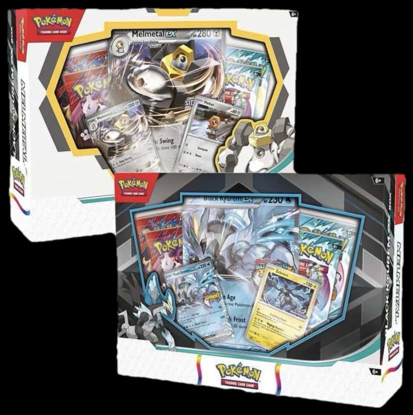 Black Kyurem & Melmetal Collection Box collection box