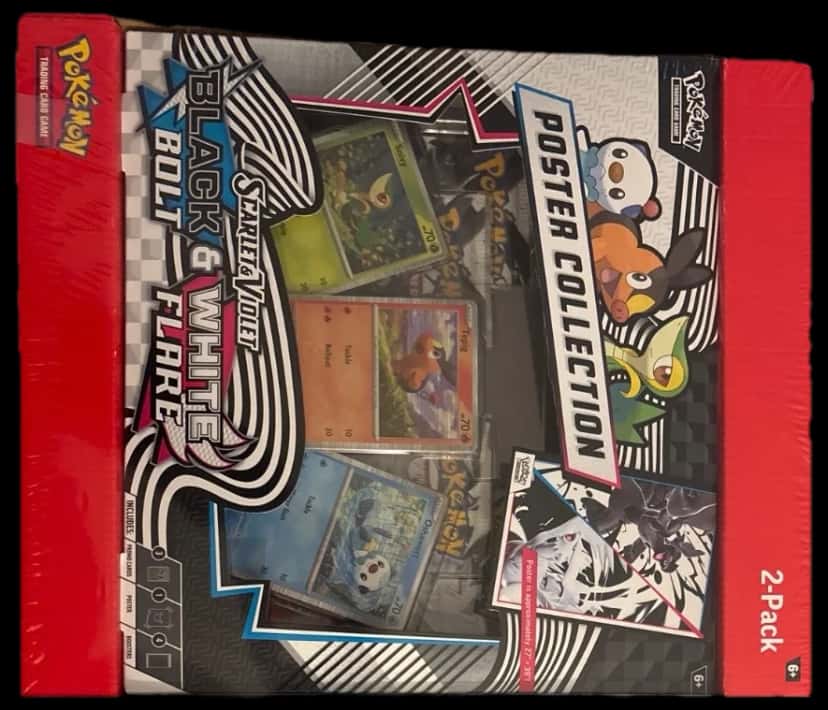 White Flare Binder And Poster Collection Bundle collection box