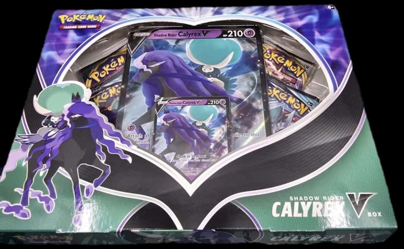 Chilling Reign Shadow Rider Calyrex V Box collection box