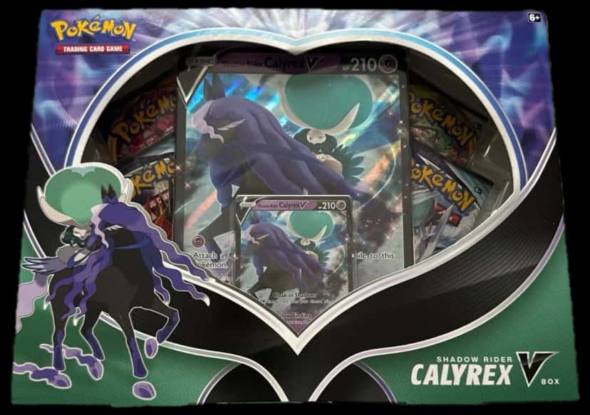 Shadow Rider Calyrex V Box collection box