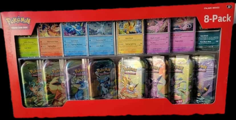 Eevee Evolutions Mini Tin Collection collection box [costco]