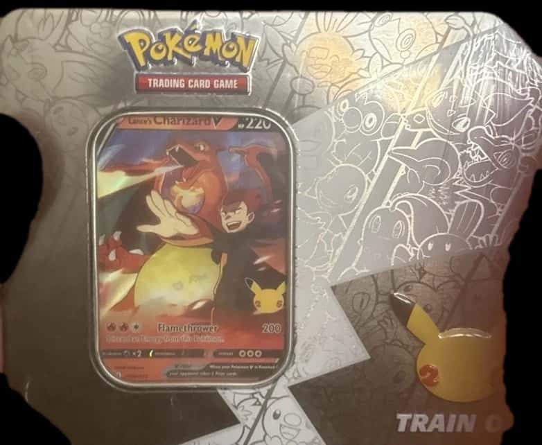 Celebrations Lances Charizard V Tin tin