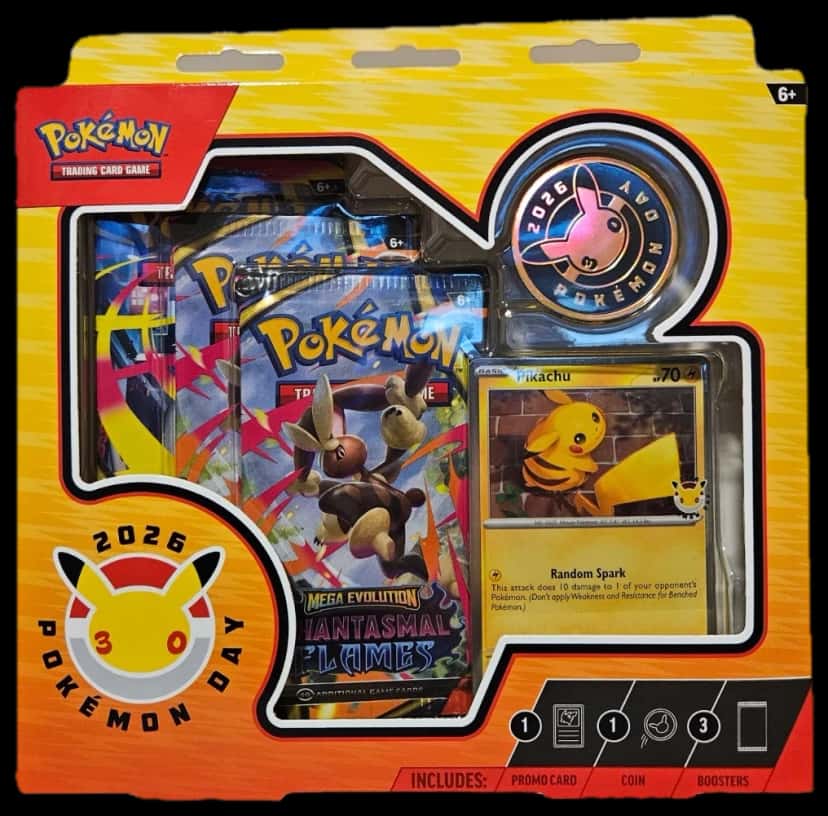 Phantasmal Flames 2026 Pokemon Day Collection Box collection box