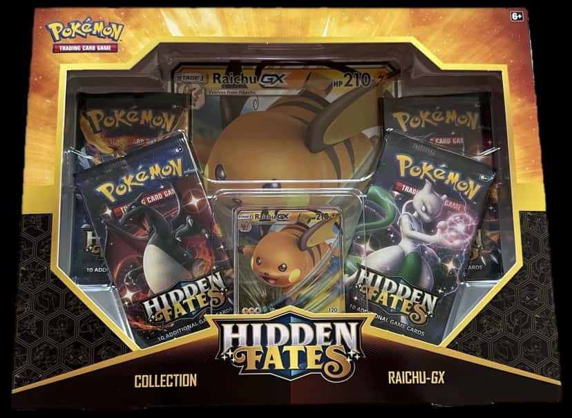 Hidden Fates Raichu Collection collection box