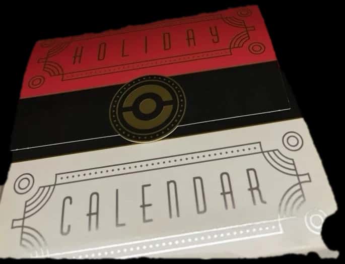 Holiday Calendar 2022 collection box