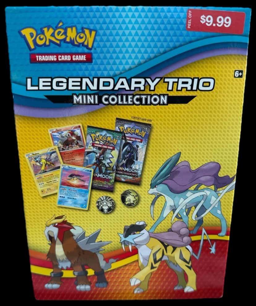 Sun And Moon Legendary Trio Mini Collection collection box