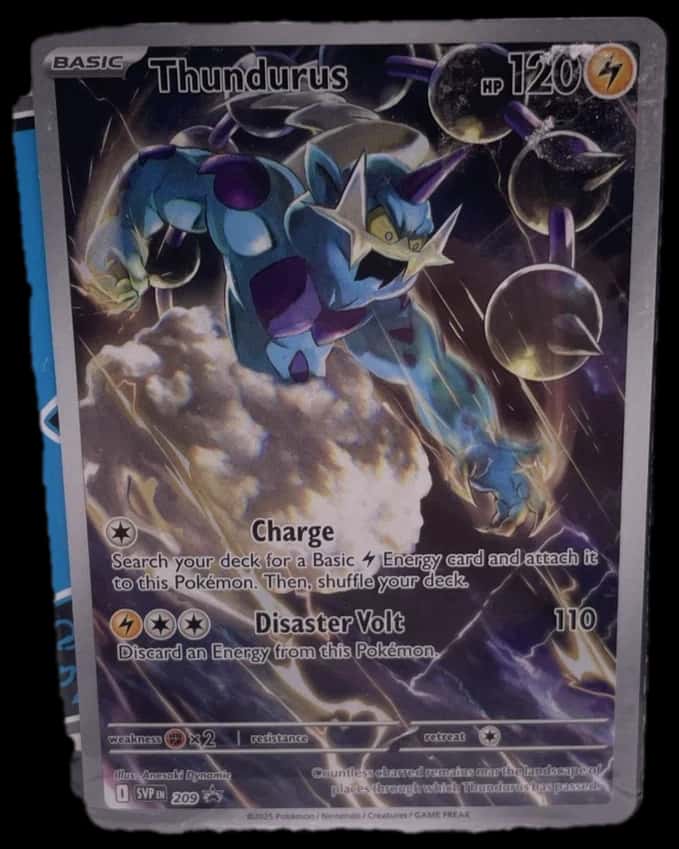 Black Bolt Thundurus Svp209 sealed promo card