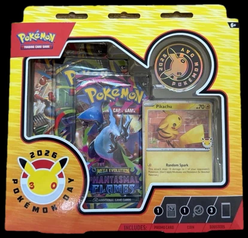 Day 30Th Anniversary Pikachu Box collection box