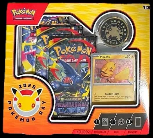Day 2026 30Th Anniversary Pikachu Promo Box collection box